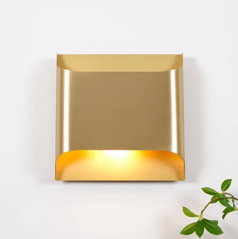 Wandlamp Messing G9 Fitting Scandinavisch Design Zwart of Goudkleur voor Hal Woonkamer Slaapkamer Stijlvol | Sansoti