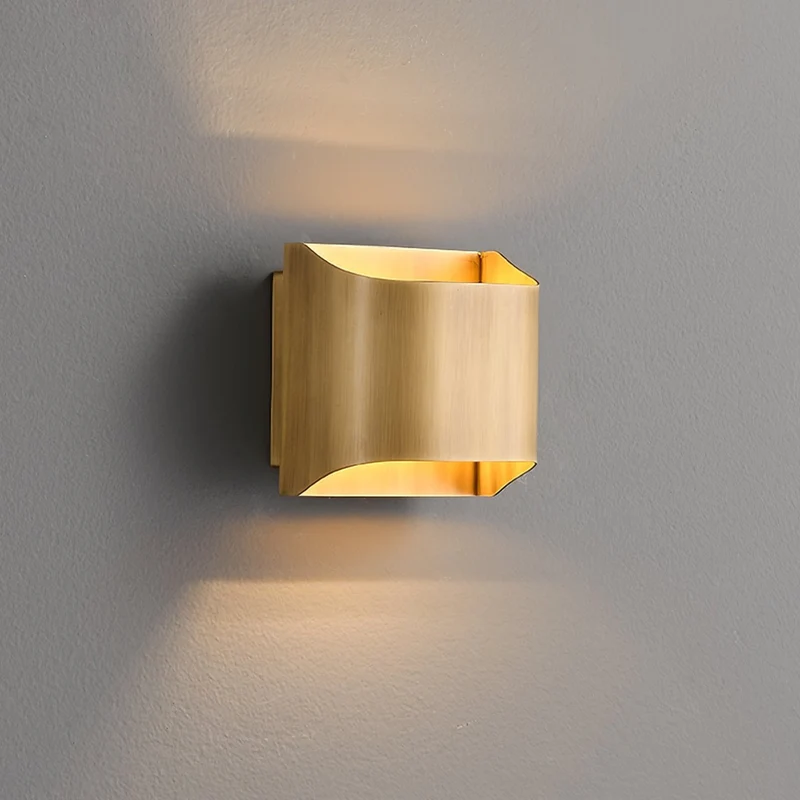 Wandlamp Messing G9 Fitting Scandinavisch Design Zwart of Goudkleur voor Hal Woonkamer Slaapkamer Stijlvol | Sansoti