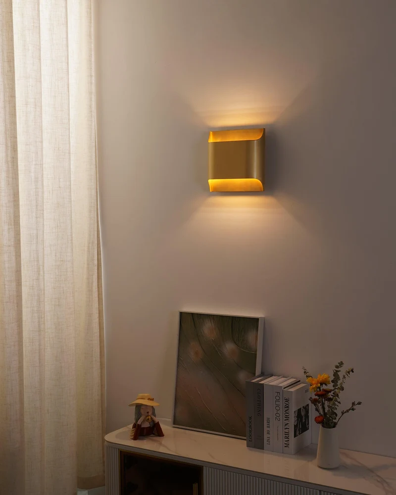 Wandlamp Messing G9 Fitting Scandinavisch Design Zwart of Goudkleur voor Hal Woonkamer Slaapkamer Stijlvol | Sansoti