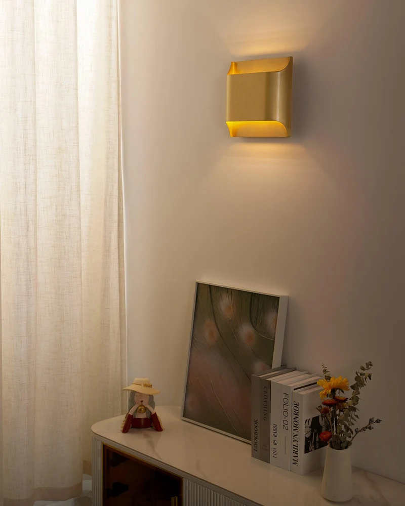 Wandlamp Messing G9 Fitting Scandinavisch Design Zwart of Goudkleur voor Hal Woonkamer Slaapkamer Stijlvol | Sansoti