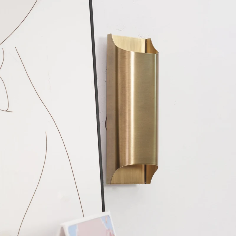 Wandlamp Messing G9 Fitting Scandinavisch Design Zwart of Goudkleur voor Hal Woonkamer Slaapkamer Stijlvol | Sansoti