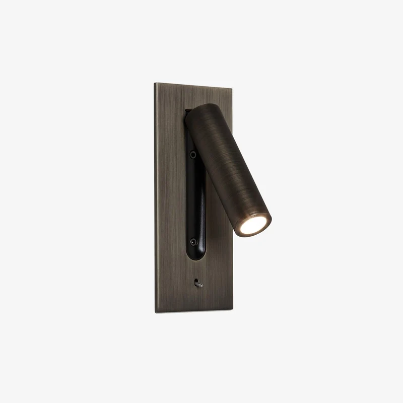 Industriële wandlamp aluminium LED 3000K-6000K met schakelaar interieur wandverlichting minimalistisch design | Sansoti