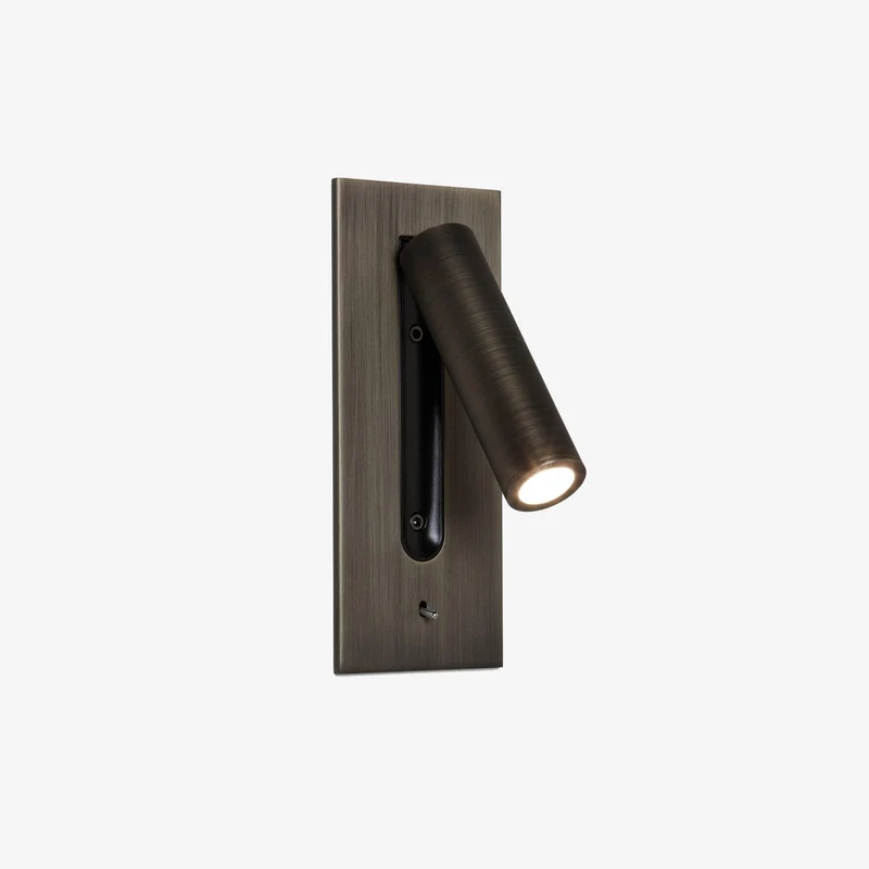 Industriële wandlamp aluminium LED 3000K-6000K met schakelaar interieur wandverlichting minimalistisch design | Sansoti