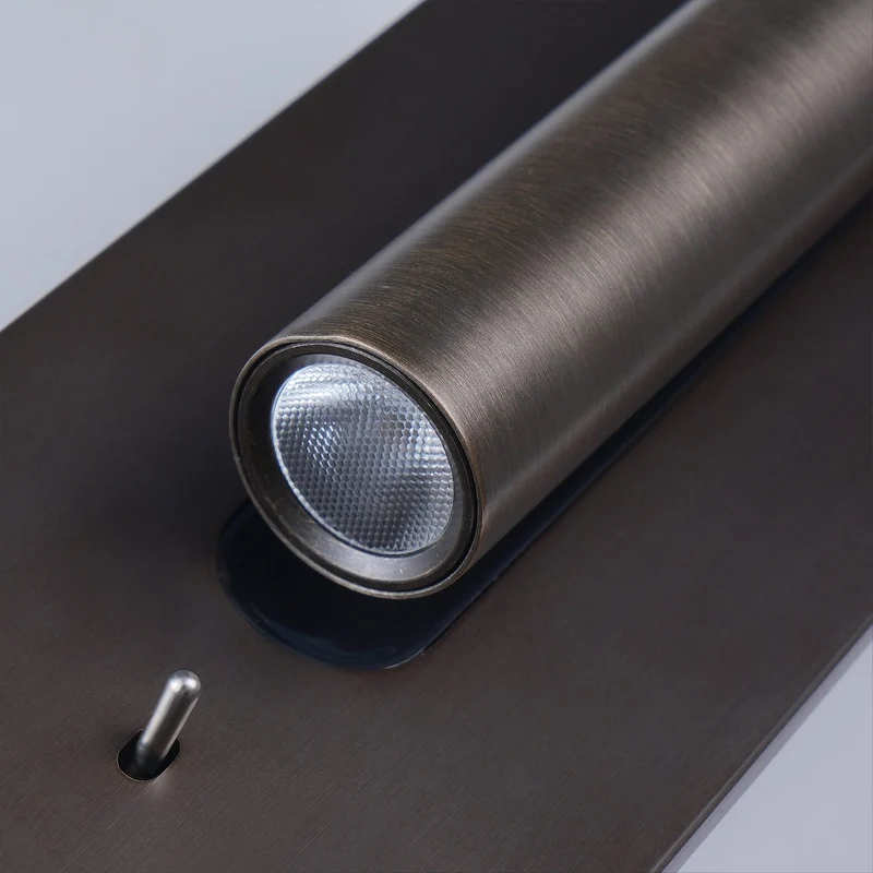 Industriële wandlamp aluminium LED 3000K-6000K met schakelaar interieur wandverlichting minimalistisch design | Sansoti