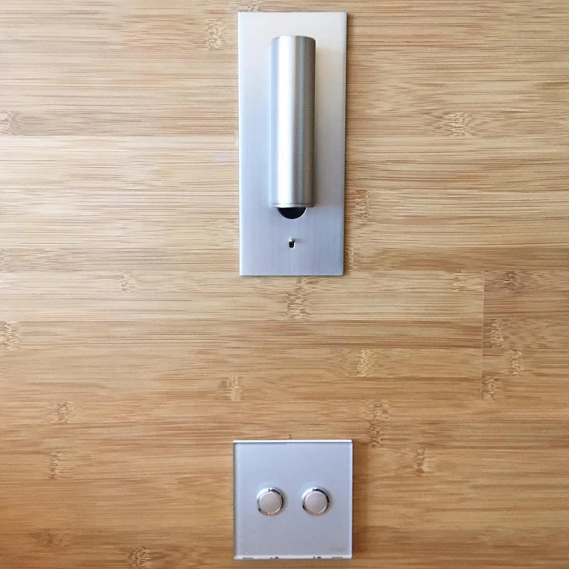 Industriële wandlamp aluminium LED 3000K-6000K met schakelaar interieur wandverlichting minimalistisch design | Sansoti