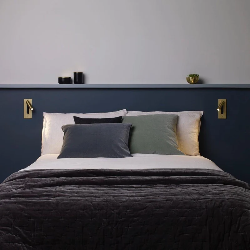 Industriële wandlamp aluminium LED 3000K-6000K met schakelaar interieur wandverlichting minimalistisch design | Sansoti
