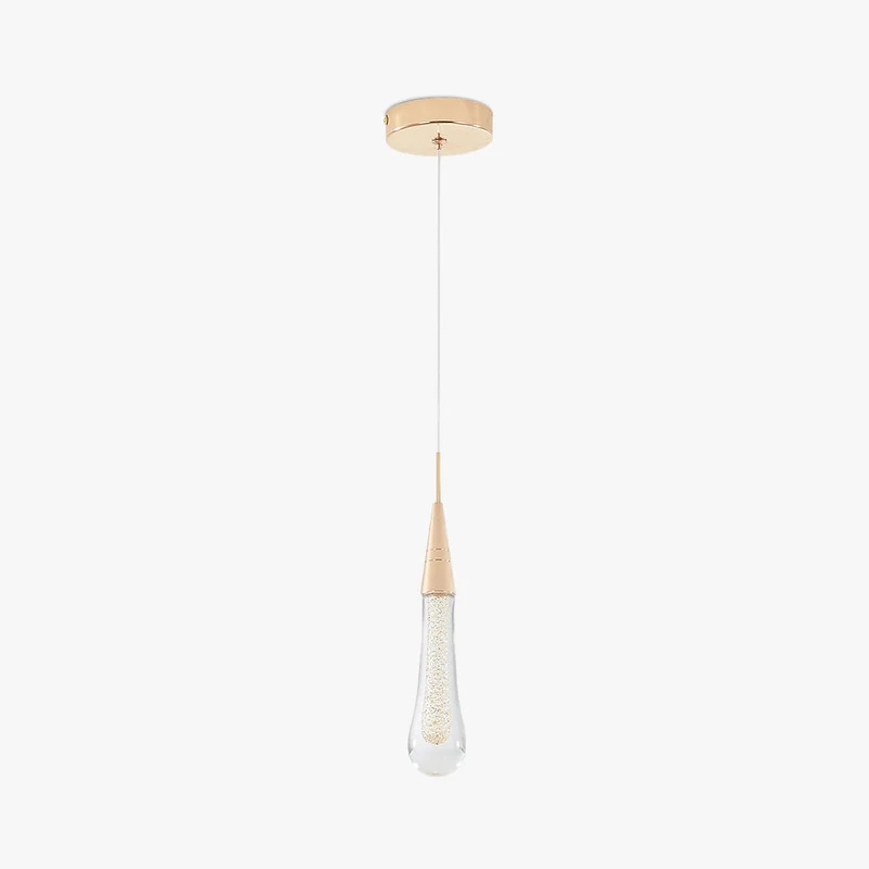 Hanglamp Kristal Goudkleurig Modern Design 1-3-5 Lichtpunten Eetkamer Woonkamer Decoratief Sfeervol Elegant | Sansoti