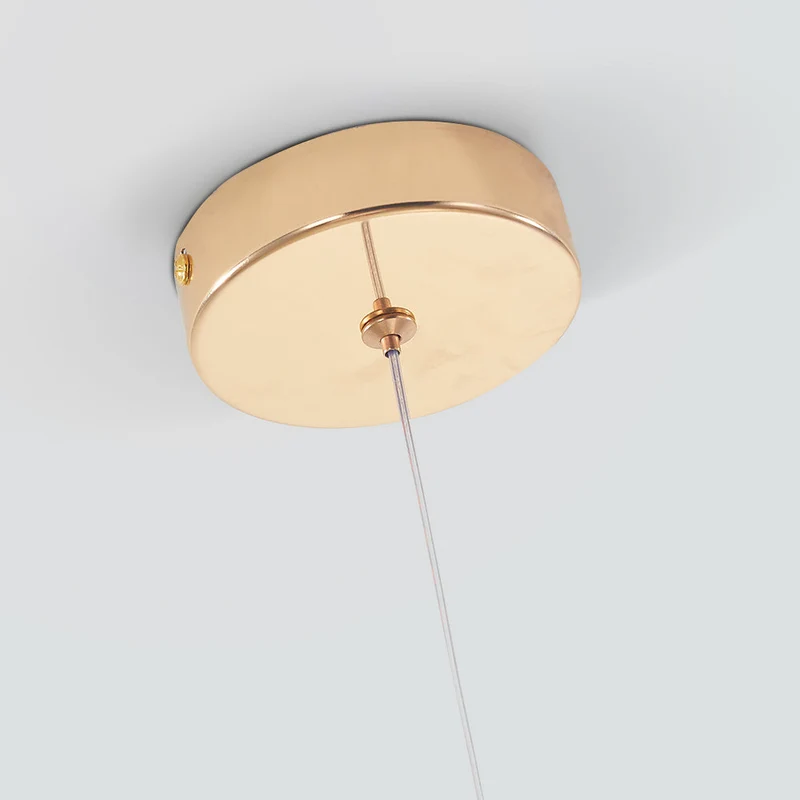 Hanglamp Kristal Goudkleurig Modern Design 1-3-5 Lichtpunten Eetkamer Woonkamer Decoratief Sfeervol Elegant | Sansoti