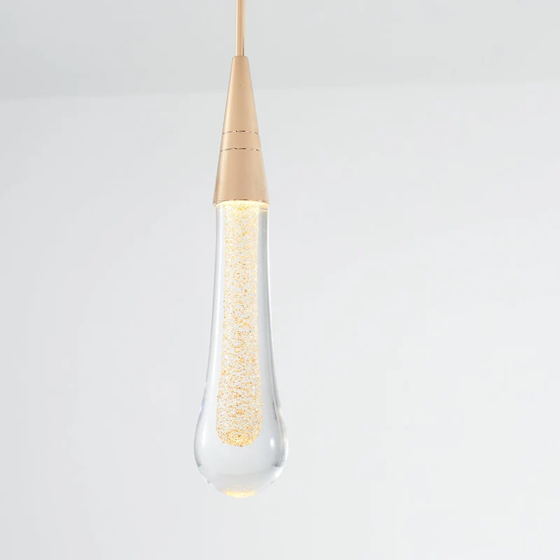 Hanglamp Kristal Goudkleurig Modern Design 1-3-5 Lichtpunten Eetkamer Woonkamer Decoratief Sfeervol Elegant | Sansoti