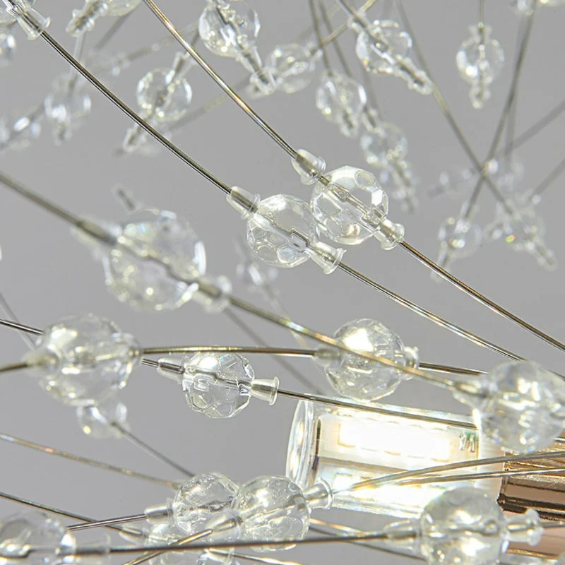 Hanglamp Kristal Metaal Goudkleurig Modern Design LED E27 Woonkamer Eetkamer Sfeervol Sfeerverlichting | Sansoti