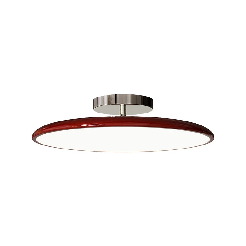 Plafondlamp Metaal Acryl Rond LED Dimbaar Slaapkamer Woonkamer Eetkamer Retro Stijl Sfeerverlichting | Sansoti