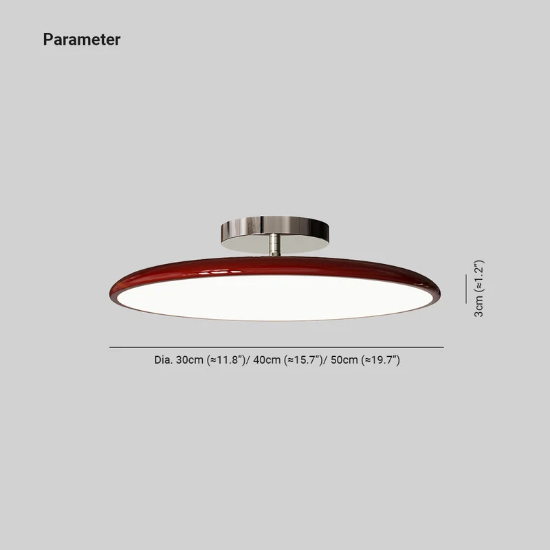 Plafondlamp Metaal Acryl Rond LED Dimbaar Slaapkamer Woonkamer Eetkamer Retro Stijl Sfeerverlichting | Sansoti