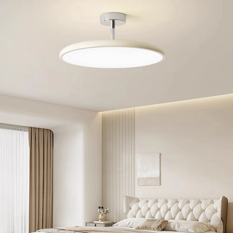 Plafondlamp Metaal Acryl Rond LED Dimbaar Slaapkamer Woonkamer Eetkamer Retro Stijl Sfeerverlichting | Sansoti