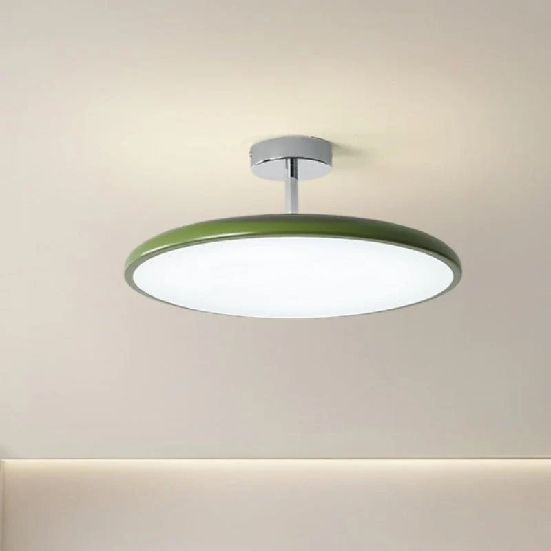 Plafondlamp Metaal Acryl Rond LED Dimbaar Slaapkamer Woonkamer Eetkamer Retro Stijl Sfeerverlichting | Sansoti