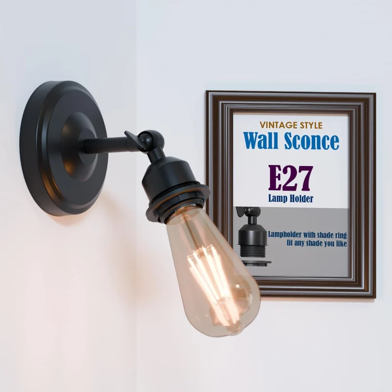 Wandlampe Vintage E27 Industrie Innen Verstellbare ~3736