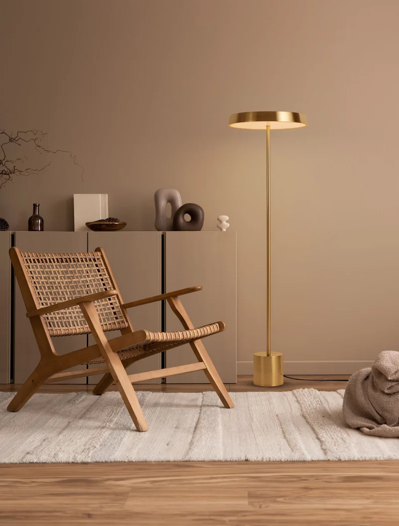 Vetro LED Stehlampe 136cm Ø 40cm