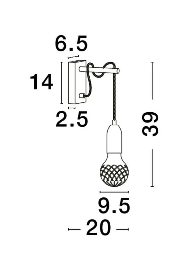 Veda Wandleuchte G9