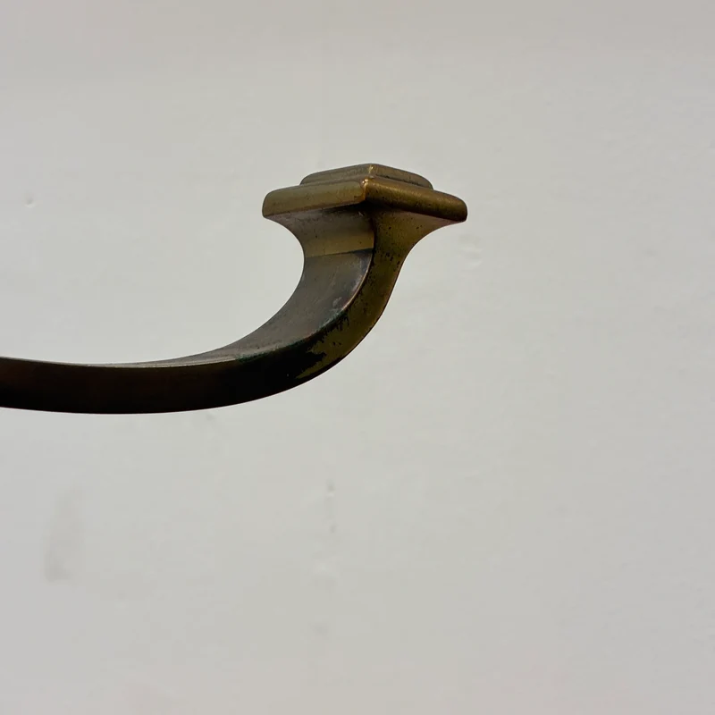 Stehlampe Stehleuchte Stoffschirm Schwanenhals Messing Antik Lampe Gebraucht
