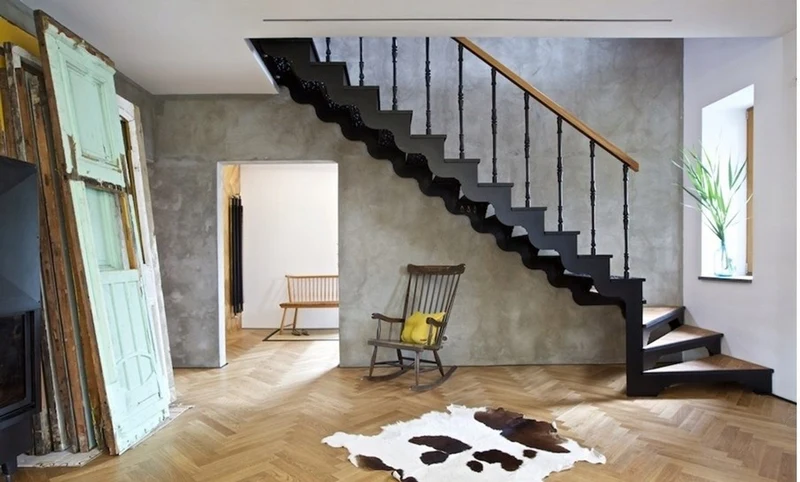 Casa Padrino Gusseisen Geländerpfosten Schwarz H. 98 cm - Prunkvoller Zierpfosten - Balkon & Treppen Geländer