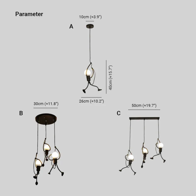 Metalen Hanglamp Figuurvorm LED E27 Zwart Wit Modern Design Woonkamer Eetkamer Slaapkamer Interieur Verlichting | Sansoti