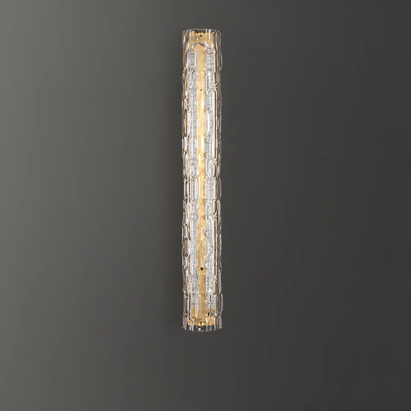 Glazen Wandlamp Goudkleurig Messing Integreerde LED 3000K-6000K Dimbaar Geïntegreerde Verlichting Woonkamer | Sansoti
