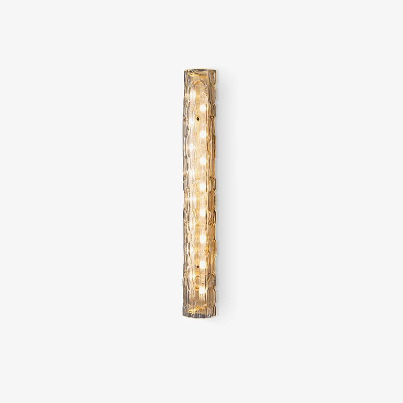 Glazen Wandlamp Goudkleurig Messing Integreerde LED 3000K-6000K Dimbaar Geïntegreerde Verlichting Woonkamer | Sansoti