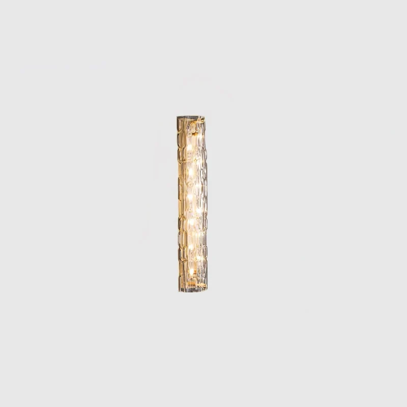 Glazen Wandlamp Goudkleurig Messing Integreerde LED 3000K-6000K Dimbaar Geïntegreerde Verlichting Woonkamer | Sansoti