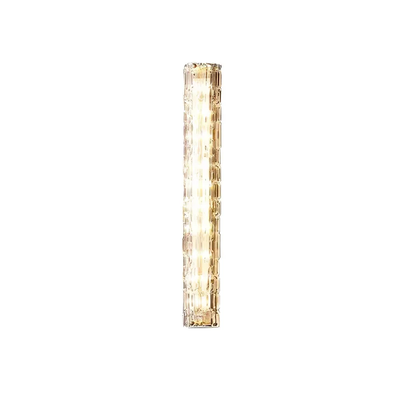 Glazen Wandlamp Goudkleurig Messing Integreerde LED 3000K-6000K Dimbaar Geïntegreerde Verlichting Woonkamer | Sansoti