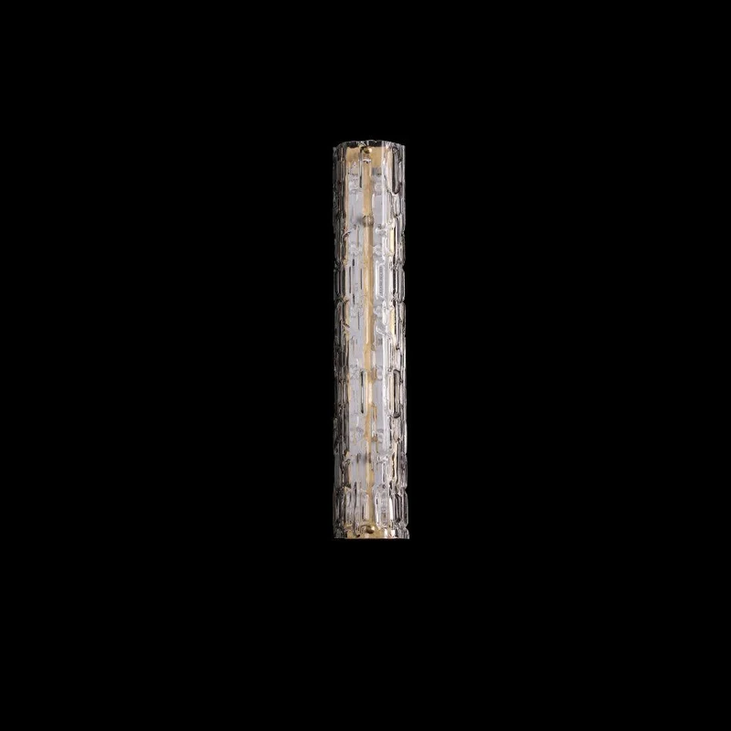 Glazen Wandlamp Goudkleurig Messing Integreerde LED 3000K-6000K Dimbaar Geïntegreerde Verlichting Woonkamer | Sansoti
