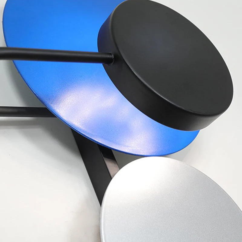 Moderne Cirkel Wandlamp LED Metaal Roze Blauw Groen Rood voor Woonkamer Slaapkamer Eetkamer Studeerkamer | Sansoti