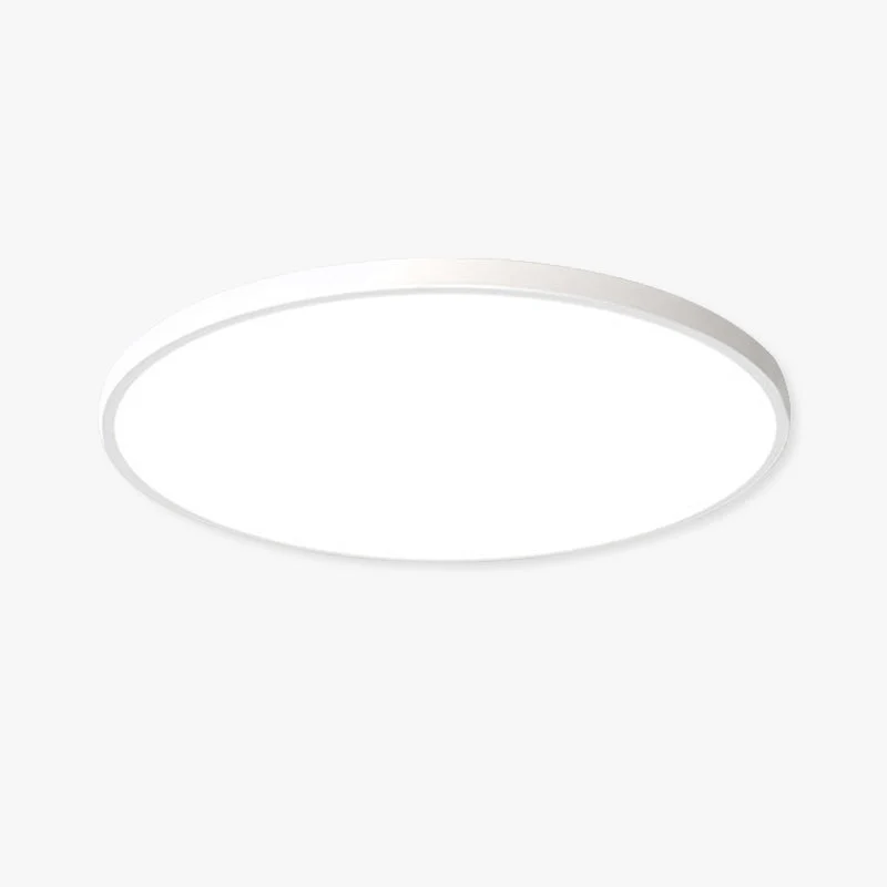 Ronde LED Plafondlamp Ultradun Design Wit Zwart voor Badkamer Entree Studeerkamer Energiezuinig Modern Verlichting | Sansoti