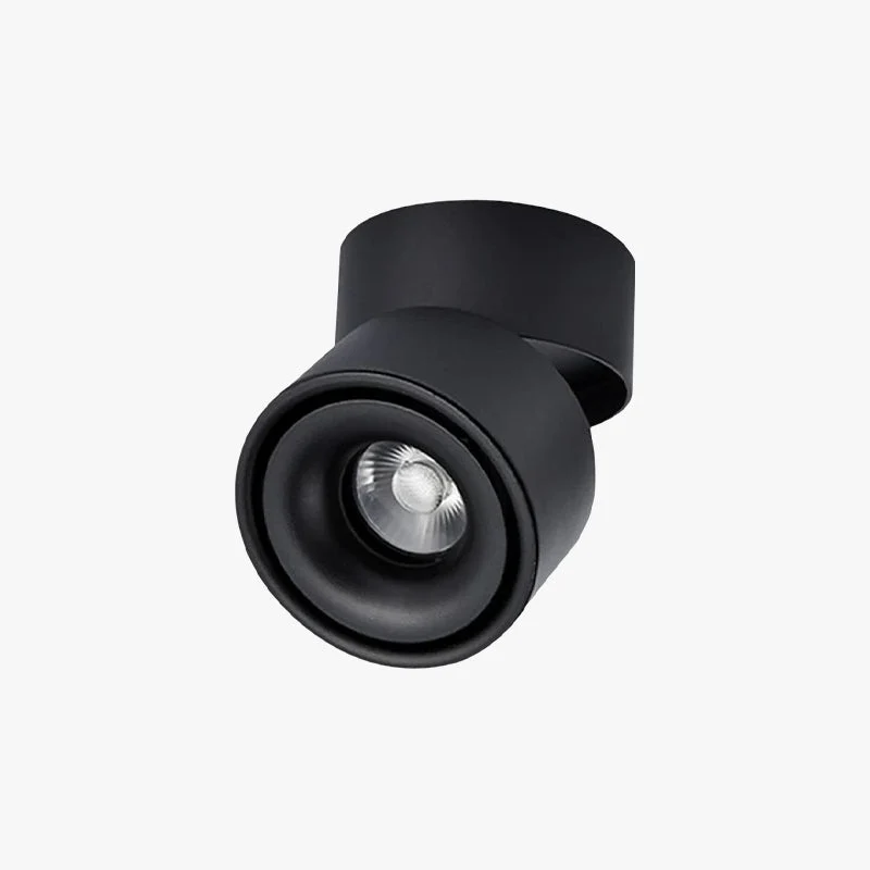 Ronde LED Inbouwspot Plafond Klein Metaal 10cm Wit Zwart Moderne Verlichting Hal Gang Woonkamer Keuken | Sansoti