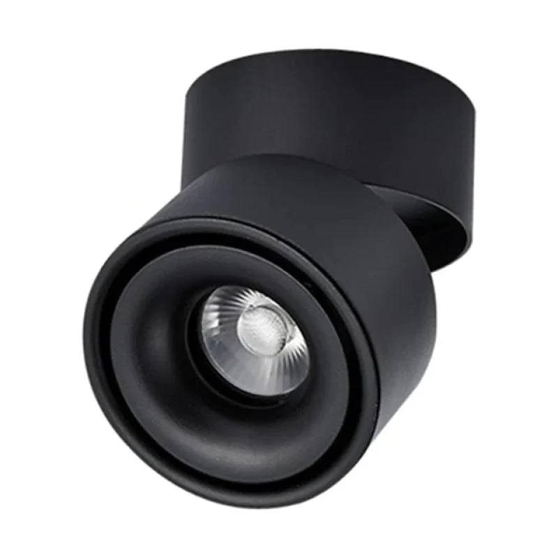 Ronde LED Inbouwspot Plafond Klein Metaal 10cm Wit Zwart Moderne Verlichting Hal Gang Woonkamer Keuken | Sansoti