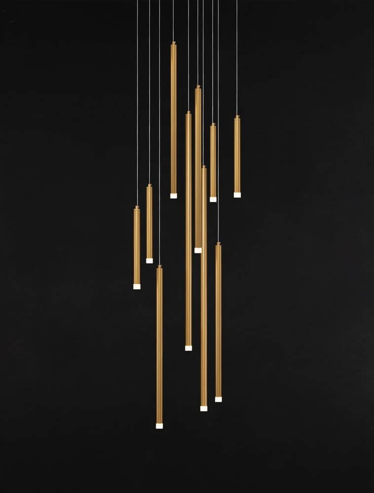 Trimle LED Pendelleuchte 10-flammig Ø 50cm 3000K