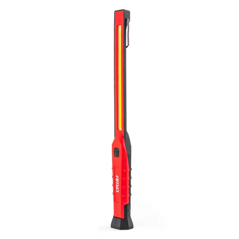 Wiederaufladbare schlanke Taschenlampe mit Magnet und Haken