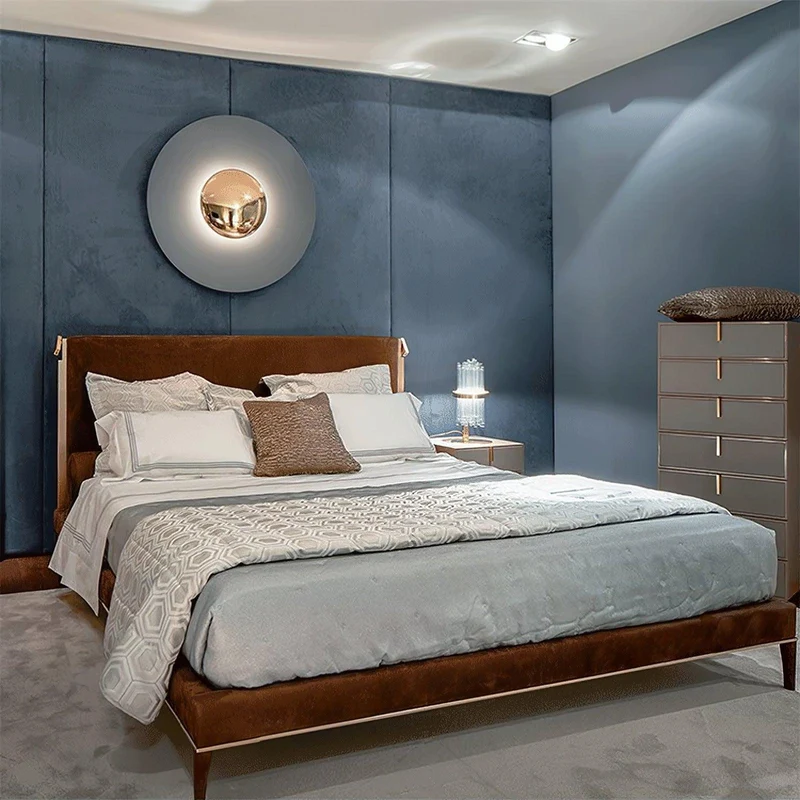 Ronde LED Wandlamp Eclipse Metaal Plafondlamp Modern Minimalistische Verlichting Woonkamer Slaapkamer | Sansoti