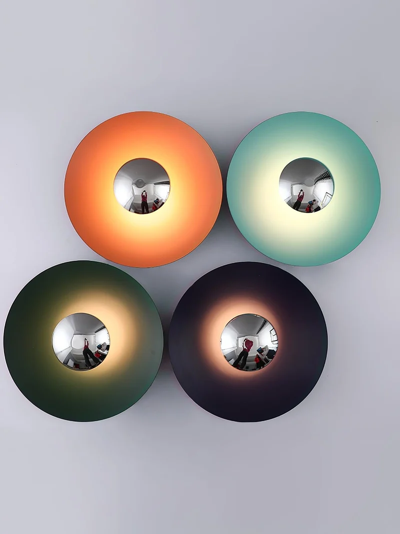 Ronde LED Wandlamp Eclipse Metaal Plafondlamp Modern Minimalistische Verlichting Woonkamer Slaapkamer | Sansoti