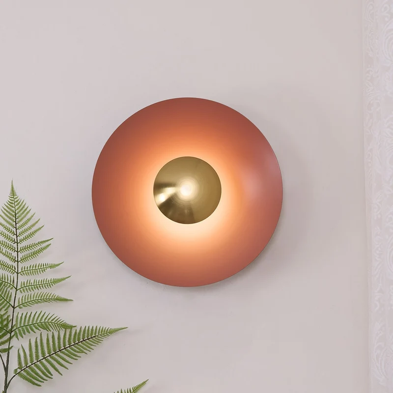 Ronde LED Wandlamp Eclipse Metaal Plafondlamp Modern Minimalistische Verlichting Woonkamer Slaapkamer | Sansoti