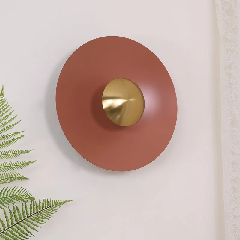 Ronde LED Wandlamp Eclipse Metaal Plafondlamp Modern Minimalistische Verlichting Woonkamer Slaapkamer | Sansoti