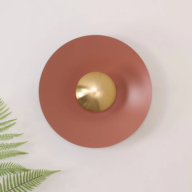 Ronde LED Wandlamp Eclipse Metaal Plafondlamp Modern Minimalistische Verlichting Woonkamer Slaapkamer | Sansoti