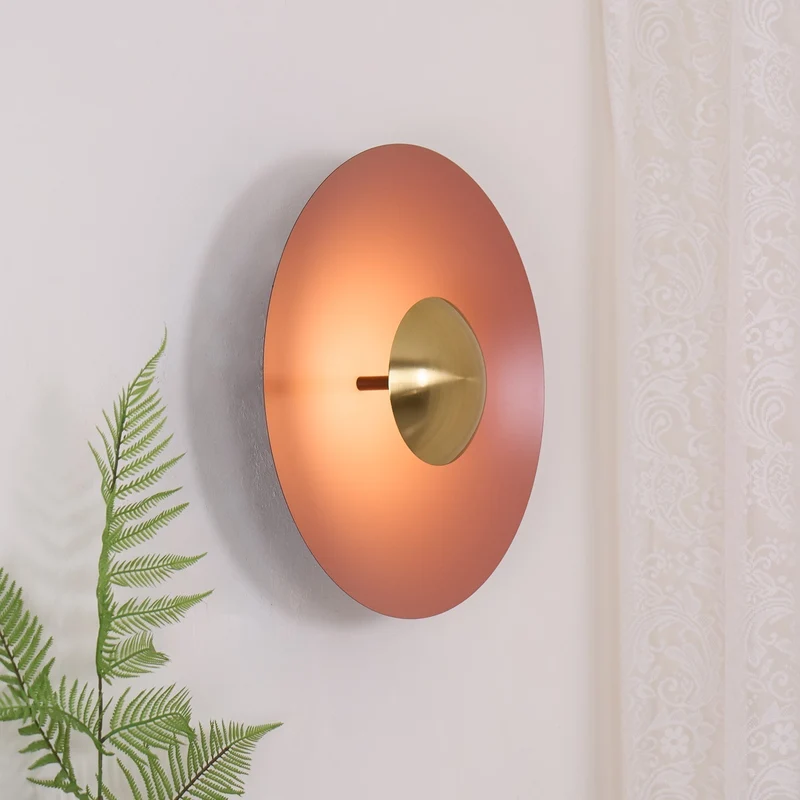 Ronde LED Wandlamp Eclipse Metaal Plafondlamp Modern Minimalistische Verlichting Woonkamer Slaapkamer | Sansoti