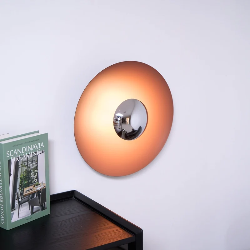 Ronde LED Wandlamp Eclipse Metaal Plafondlamp Modern Minimalistische Verlichting Woonkamer Slaapkamer | Sansoti