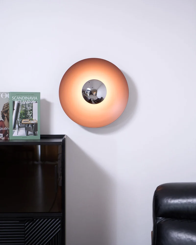 Ronde LED Wandlamp Eclipse Metaal Plafondlamp Modern Minimalistische Verlichting Woonkamer Slaapkamer | Sansoti
