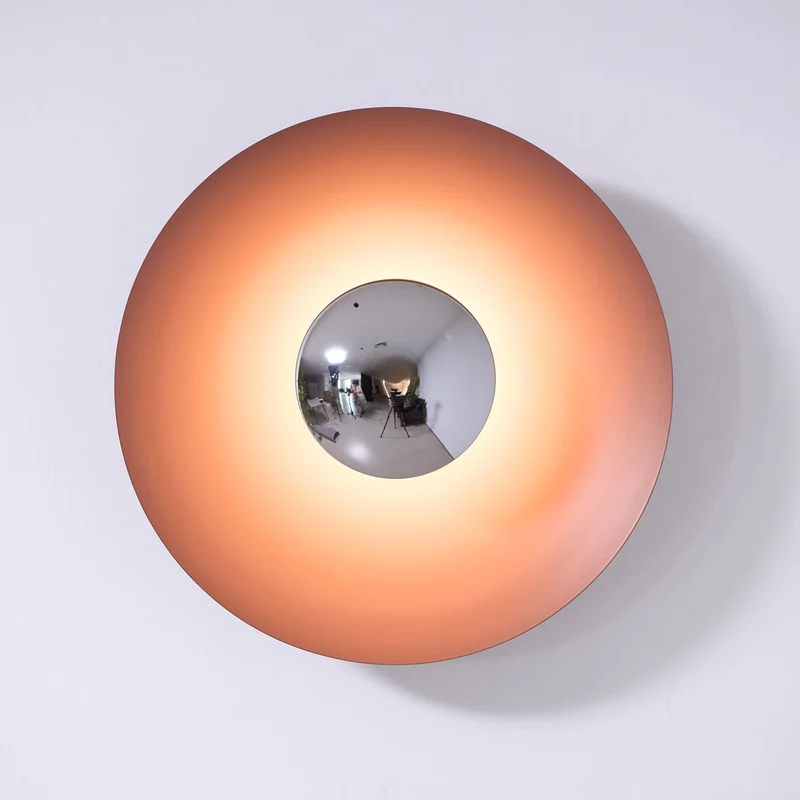 Ronde LED Wandlamp Eclipse Metaal Plafondlamp Modern Minimalistische Verlichting Woonkamer Slaapkamer | Sansoti