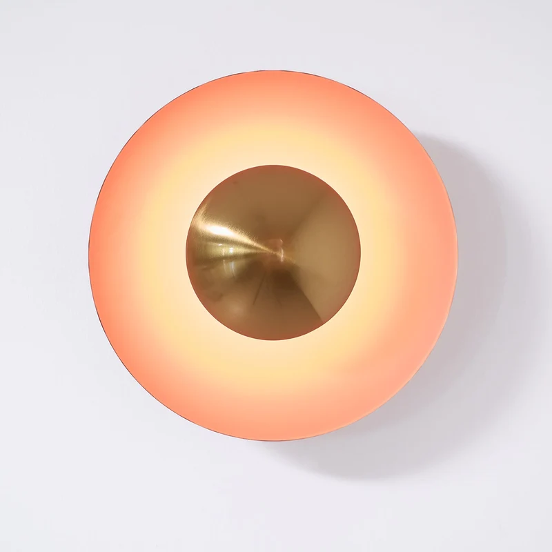 Ronde LED Wandlamp Eclipse Metaal Plafondlamp Modern Minimalistische Verlichting Woonkamer Slaapkamer | Sansoti