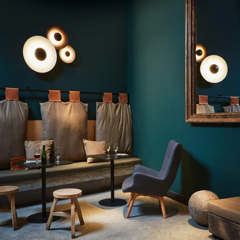 Ronde LED Wandlamp Eclipse Metaal Plafondlamp Modern Minimalistische Verlichting Woonkamer Slaapkamer | Sansoti