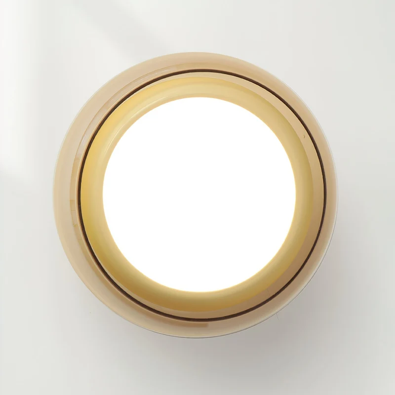 Plafondlamp Retro Glas Cognac Kersen Opbouw Verlichting Slaapkamer Woonkamer Stijlvol Sfeervol Interieur | Sansoti