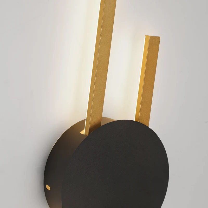 Moderne Wandlamp Lineair Ontwerp Metaal Acryl Studio Slaapkamer Woonkamer Hal Interieurverlichting LED | Sansoti