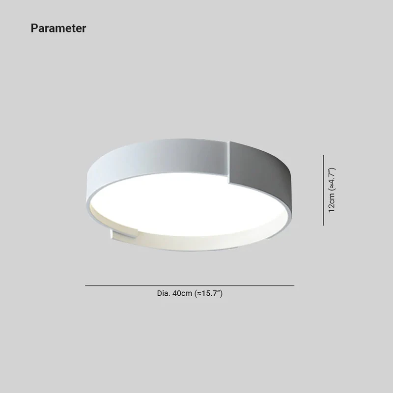 Dubbele Plafondlamp LED Ronde Metalen Afwerking Moderne Verlichting Dimbaar Wit Grijs Groen Goud Woonkamer | Sansoti
