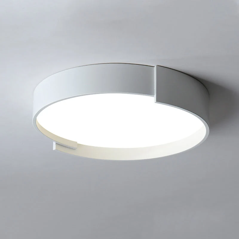 Dubbele Plafondlamp LED Ronde Metalen Afwerking Moderne Verlichting Dimbaar Wit Grijs Groen Goud Woonkamer | Sansoti